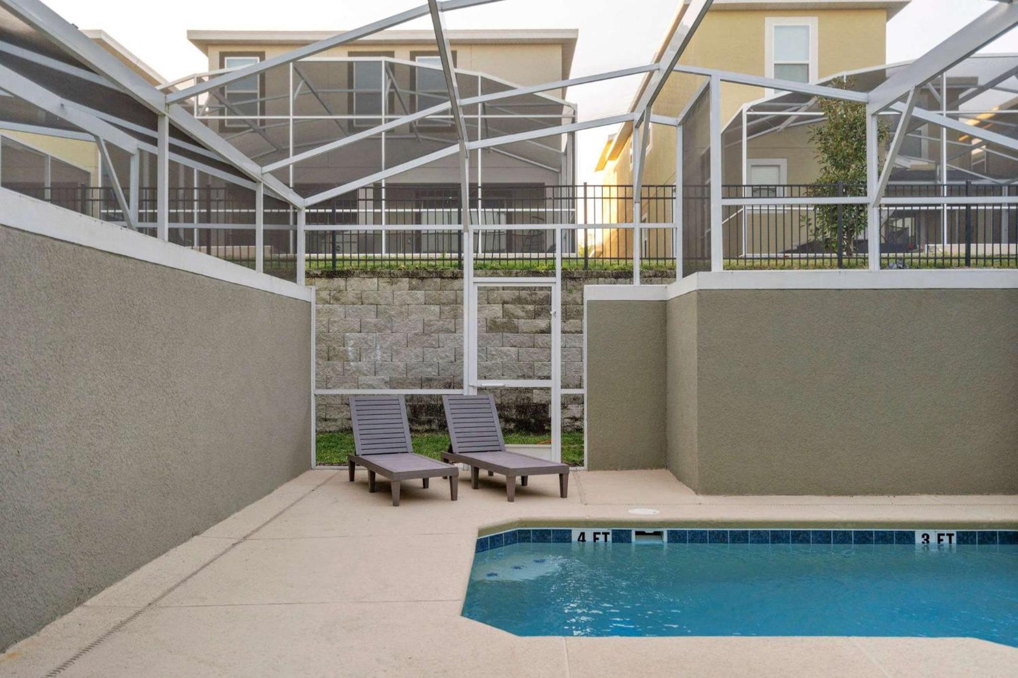 Special 4Bedroom Th W-Private Pool Next To Disney Kissimmee Zewnętrze zdjęcie